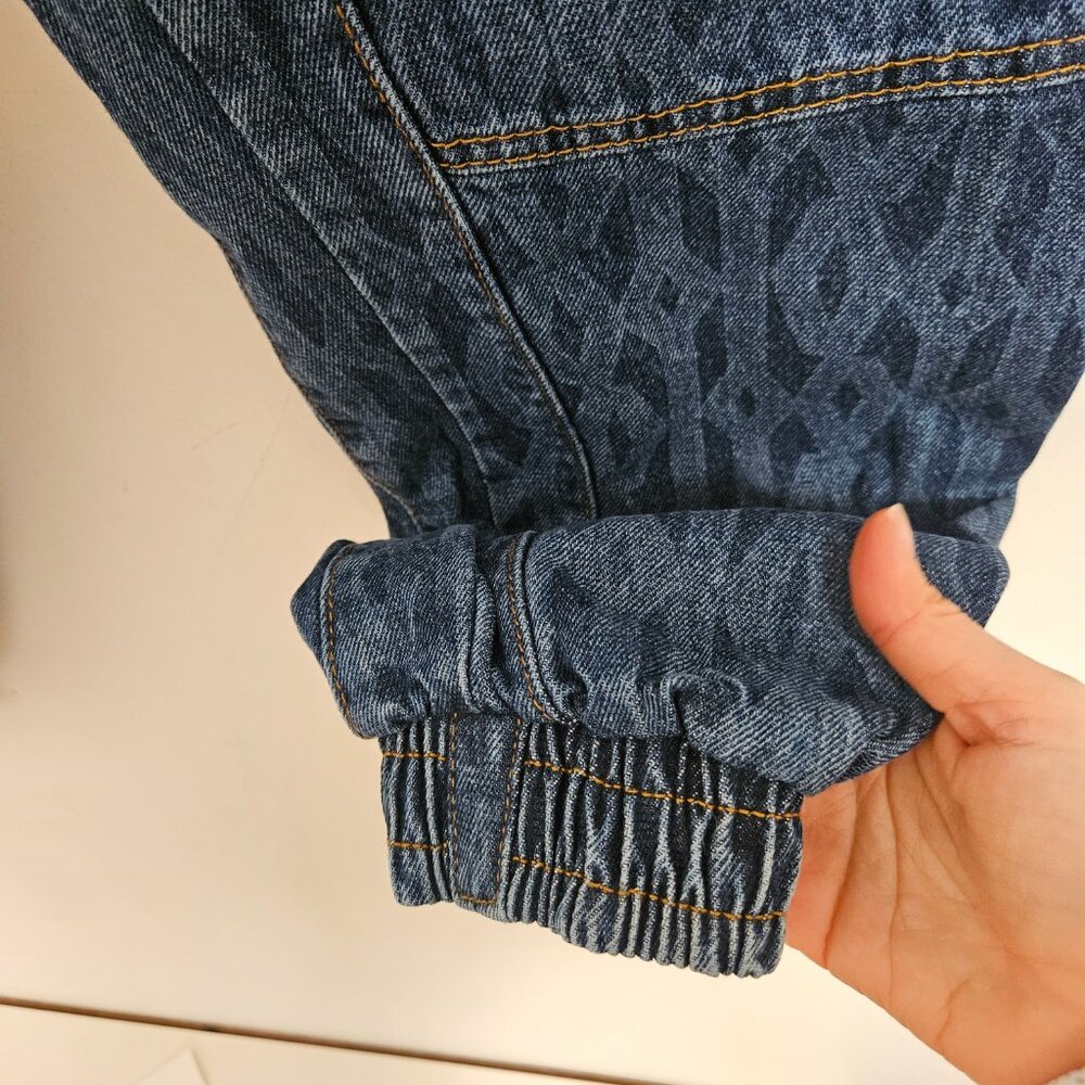 Adidas x IVY PARK Women's Denim Joggers Jeans XS Monogram Blue - Picture 7 of 14